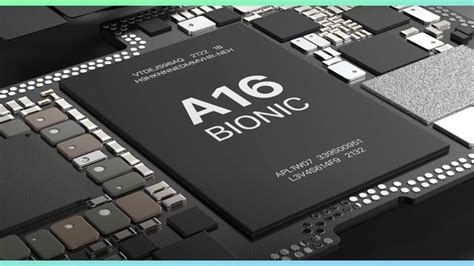 Esquema del chip A16 Bionic