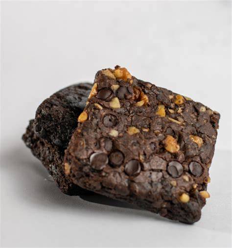 Brownie de chocolate con frutos secos