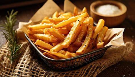 Papas fritas doradas y crujientes