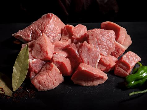 Cortes de carne de ternera para guisar