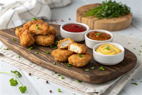Nuggets de pollo en freidora de aire