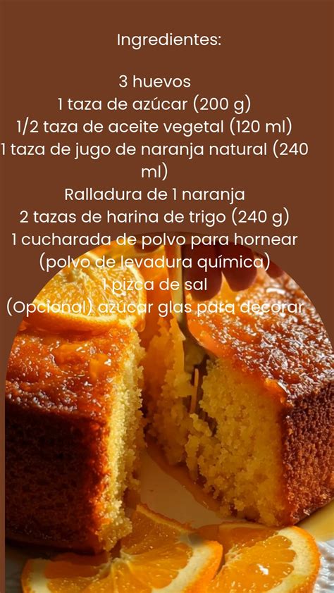 Ingredientes para hornear bizcocho de naranja