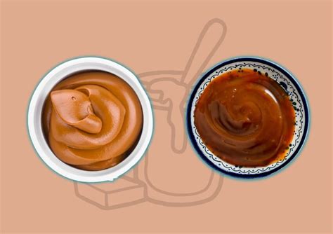 Infografía comparativa de cajeta, arequipe y dulce de leche