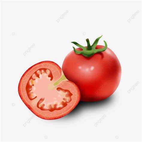 Ilustración de un tomate arrancado de la tierra y siendo transportado