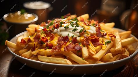 Papas fritas con ketchup y mayonesa