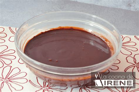 Preparación de la ganache de chocolate