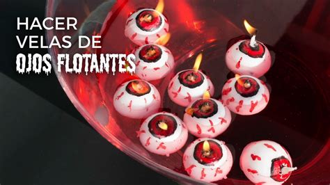 Flan con forma de ojos sangrientos