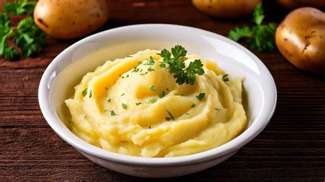 Ingredientes para el puré de patatas Robuchon