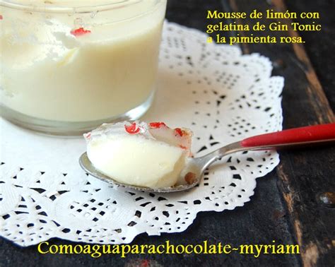 Ingredientes para la gelatina de Gin Tonic