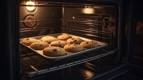 Galletas veganas horneándose en una bandeja