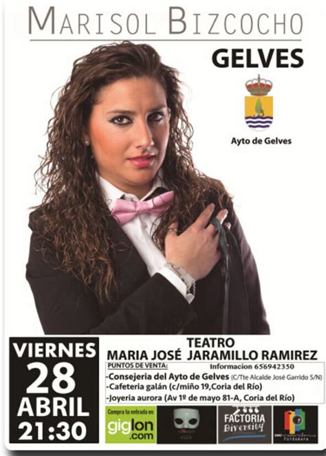 Cartel de concierto de Marisol Bizcocho