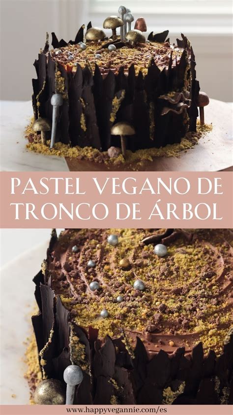 Bizcocho vegano decorado