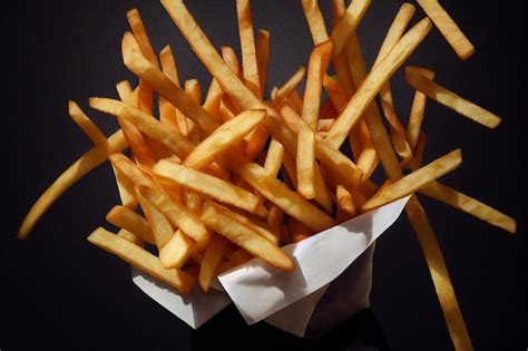 Papas fritas doradas y crujientes