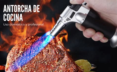 Dorado de carne con soplete