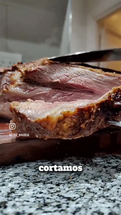 Vacío cocinado lentamente en horno