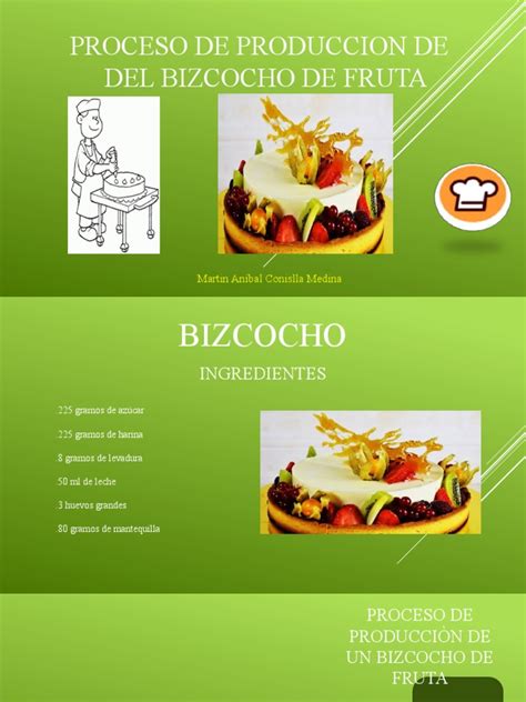 Proceso de preparación del bizcocho de piña
