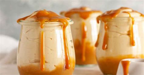 Postre de dulce de leche sin gluten
