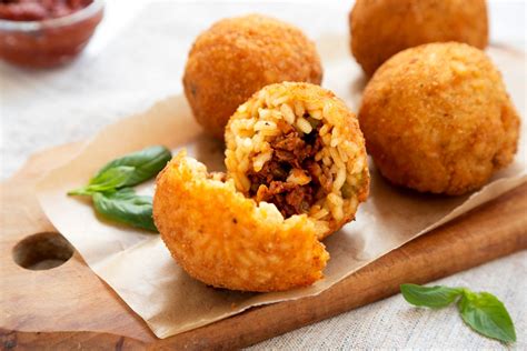 Formando bolas de arancini