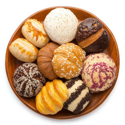 Muestra de sanandresiños de pan con diferentes formas y colores