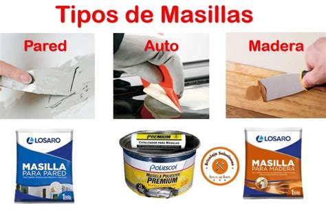 Imágenes de diferentes tipos de masillas y selladores para suelos