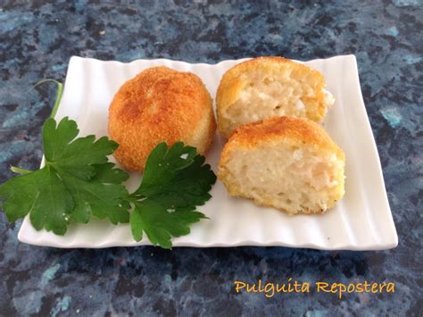 Degustación de croquetas de merluza y gambas