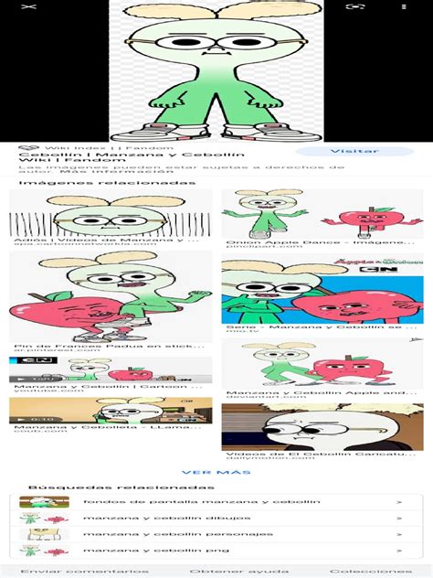 Principales personajes de Manzana y Cebollín