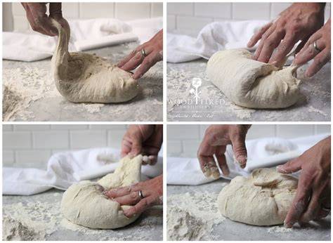 Proceso de estirado y plegado de la masa
