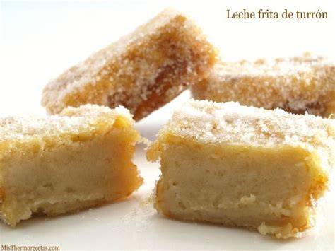 Tabla nutricional aproximada de la leche frita de turrón