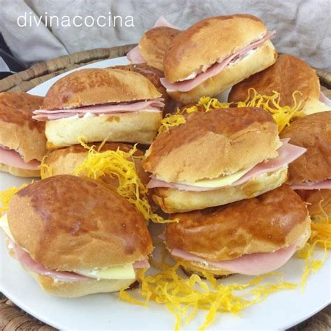 Variedad de ingredientes para rellenar medias noches