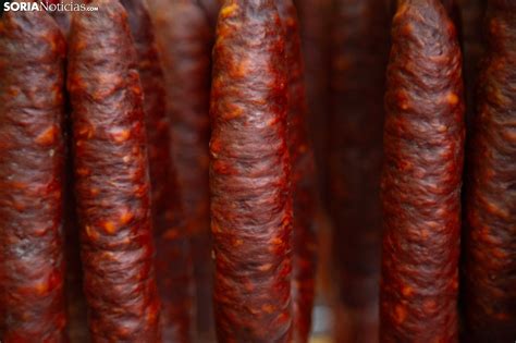 Primer plano de un chorizo artesanal