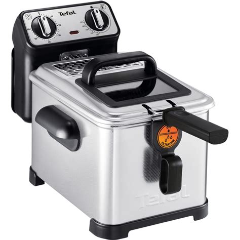 Freidora Tefal Easy Pro con detalles de sus componentes