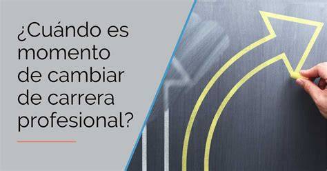 Infografía sobre cómo planificar un cambio de carrera profesional