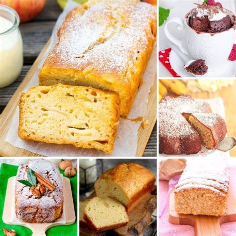 Variedad de bizcochos caseros