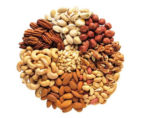 Variedad de nueces y frutos secos