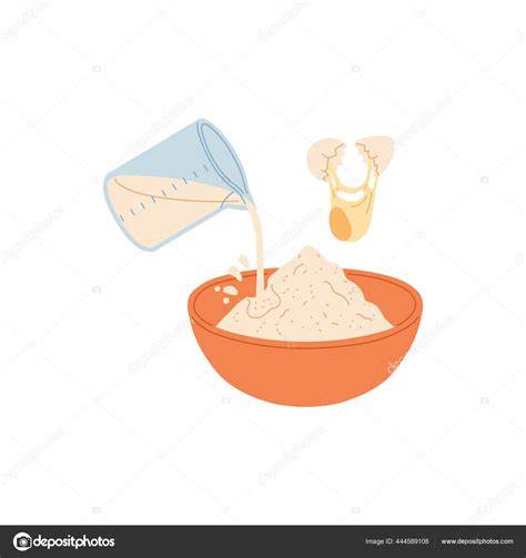 Proceso de mezcla de ingredientes para banana bread