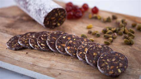 Salami dulce de chocolate