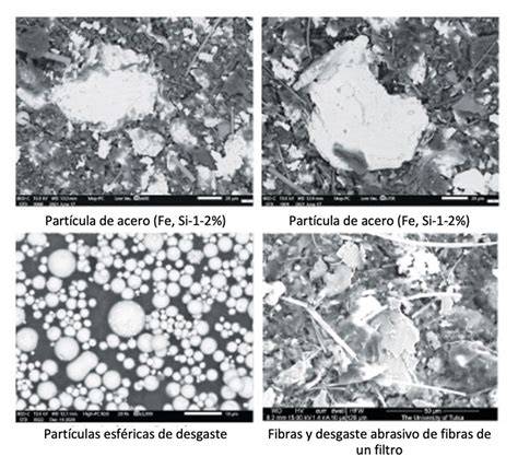Microscopía de partículas de plata en pasta conductora