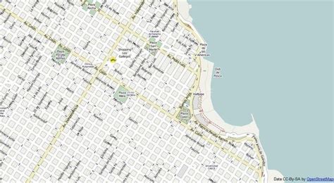 Mapa de Mar del Plata con la ubicación de Estilo Sushi resaltada