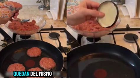 Truco para hacer hamburguesas con tapas de tupperware