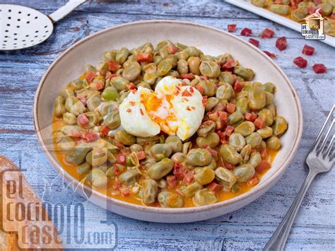 Ensalada de habas con vinagreta de mostaza y jamón serrano