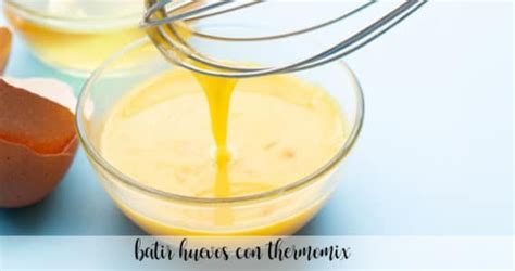 Thermomix cocinando huevos