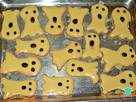Rosquillas con forma de fantasma para Halloween