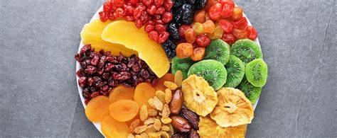 Variedad de frutas secas para endulzar