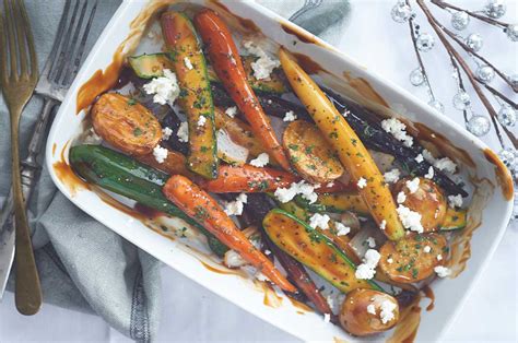Verduras glaseadas brillantes