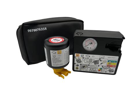 Contenido de un kit antipinchazos estándar