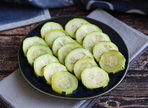 Calabacines preparándose al vapor