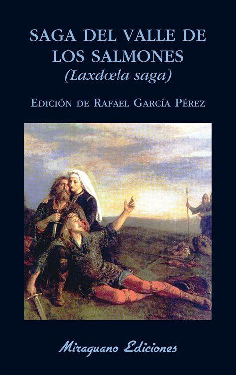 Portada de la edición de la Laxdœla saga de Miraguano Ediciones