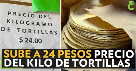 Infografía: Guía de precios por kilo de diferentes marcas de tortillas