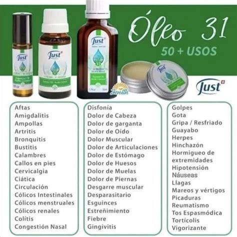 Evolución del packaging del Óleo 31 Just a lo largo de los años