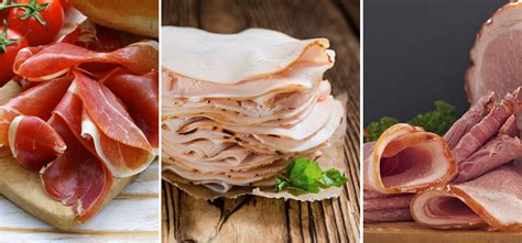 Infografía: Tipos de jamón cocido y su porcentaje de carne